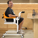 Widen Patient Chair Hydraulic Transferred Lift Wheelchair 180 Split Seat