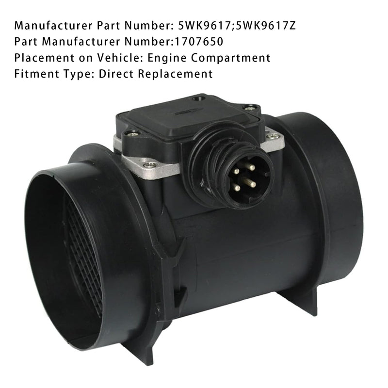 Mass Air Flow Meter Sensor For BMW E36 323i 328i E39 528i 5WK9617
