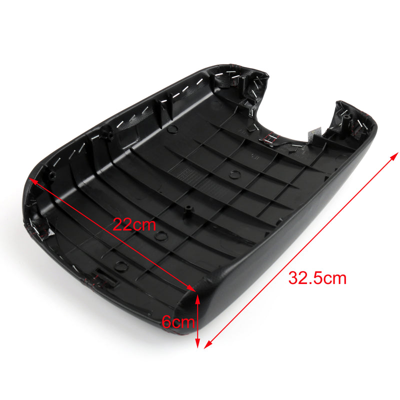 Leather Center Console Armrest Lid Cover Black For Honda Accord 2008-2012