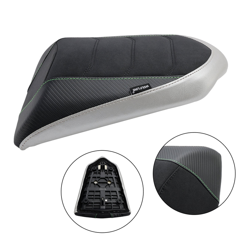 Rear Passenger Seat Pillion Saddle Flat For KAWASAKI Ninja 1000SX 2022-2023 Green
