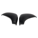 Side Mirror Covers Rearview Housing Matte Black for Peugeot 207 Hatchback