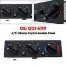 A/C Climate Control Module Panel Q21-6119 for Peterbilt Truck