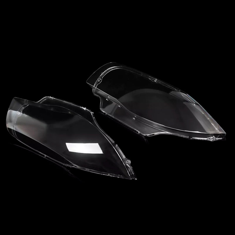 2PCS Front Headlight Glass Clear Cover For BMW 1-Series E81 E82 E87 E88 03-11