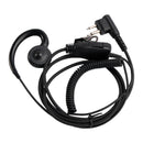M-018 Small PTT-B6 Curve Hook Earhook Headset For GP2100 CP040 SP21 PRO2150 P080