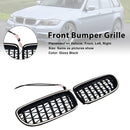 2009-2011 Fit BMW 3 Series E90/E91 LCI Diamond Front Kidney Grill Grille