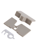 Fridge door catch/lock + backing plate caravan/motorhome RV For dometic