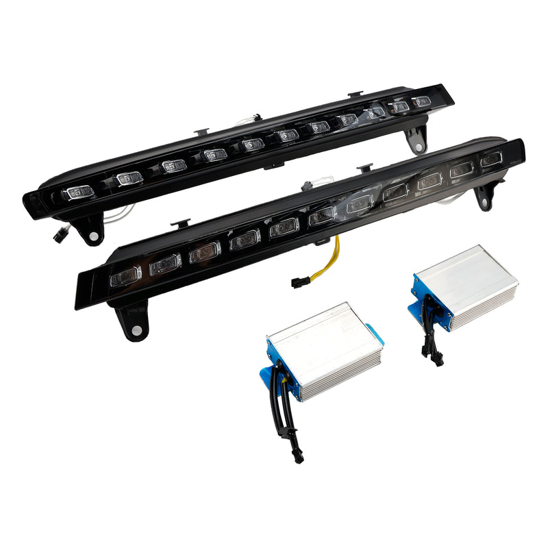 Pair LED Daytime Running Light 4L0953041 4L0953042 For Audi Q7 4L 2007-2009