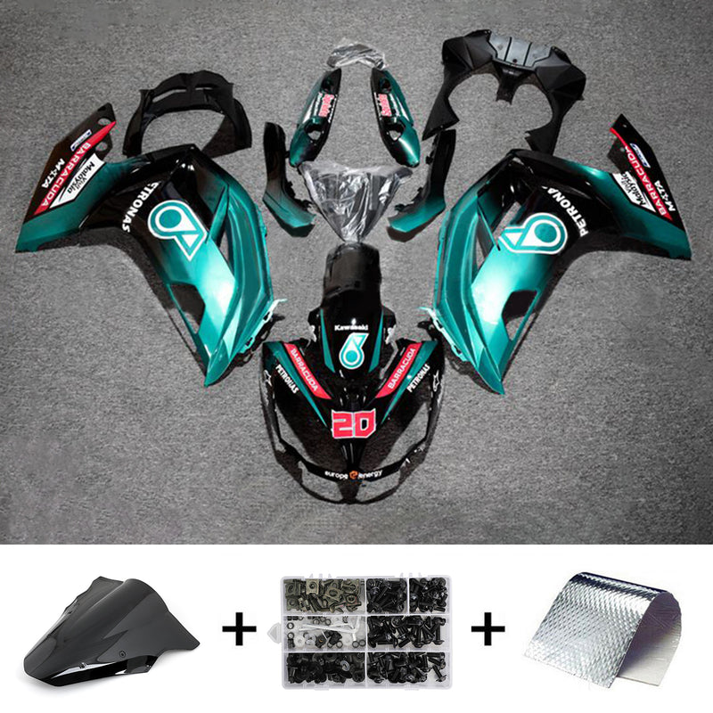 Amotopart Kawasaki ER6F/Ninja650 2012-2016 Fairing Kit Bodywork Plastic ABS