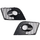 2PCS Front Bumper Fog Light Cover Grille Grill Fit Seat Leon Cupra 2005-2012