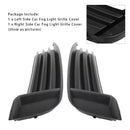 2X Car Front Bumper Fog Light Grilles For Audi A3 S3 2013-2017