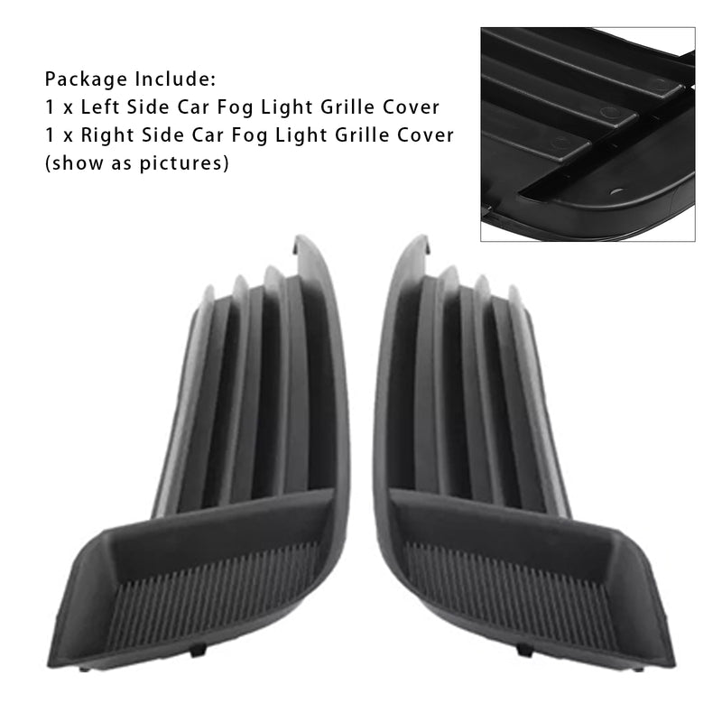 2X Car Front Bumper Fog Light Grilles For Audi A3 S3 2013-2017