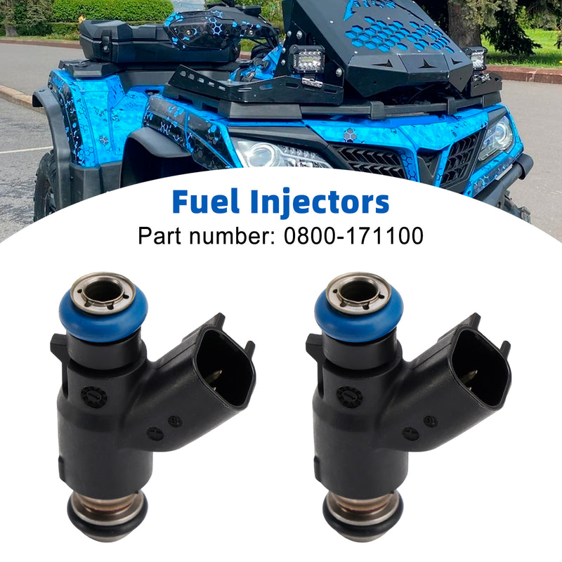 2PCS 0800-171100 Fuel Injector For CFMOTO X8 800 CForce UForce Zforce 800-EX 12-19