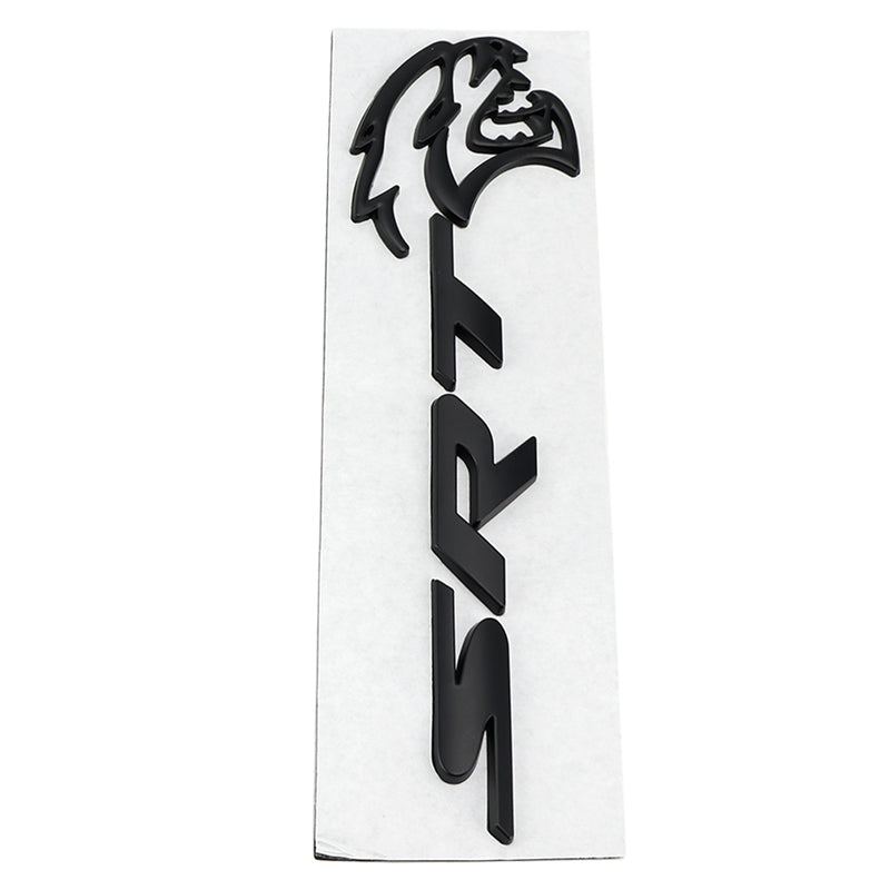 Rear Tailgate SRT Hellcat Decal Emblem for Challenger Trunk Lid Badge Black