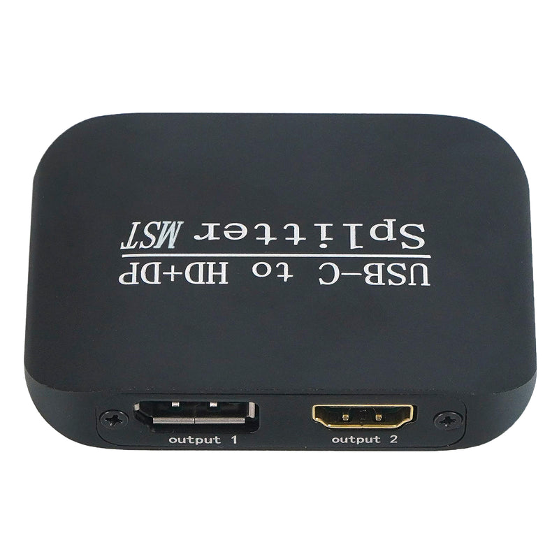 Type-C to HDMI+DP 1x2Laptop Splitter MST Two-Screen Display One Input Two Output