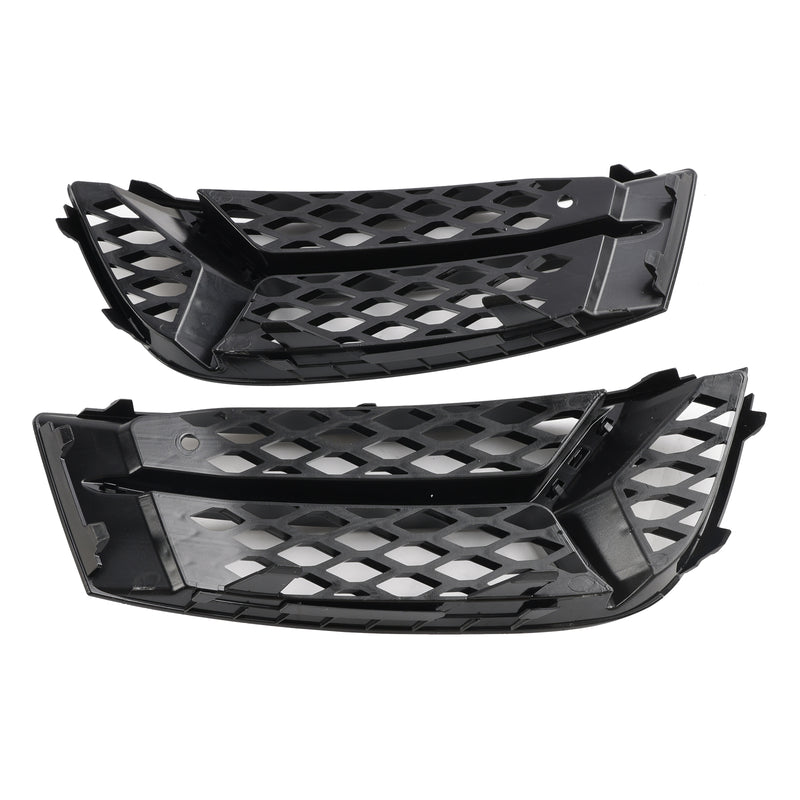 Front Bumper Grill Fog Light Cover Lamp Frame Trim Fit Audi A3 2017-2020