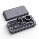 220RPM 38-in-1 Multi-Function 3.6V Electric Screwdriver Set 2000mAh Li-Ion Battery with Charging Base and LED Lighting 4N.m Torque Repair Tool for Electronics Phone Camera Laptop Watch