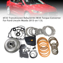 6F35 Transmission Rebuild Kit With Torque Converter For Ford 2013-on 1.5L