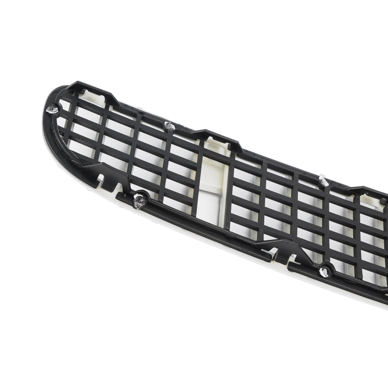 Front Silver Upper Hood Vent Grill 51137075324 For BMW E46 2002-2005