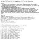 4Pcs Fuel Injector For VW Golf GTI R Audi A3 S3 2.0 CJX CHH 0280158360