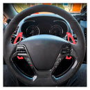 Steering Wheel Paddle Shifter Extension For Kia Forte Cadenza Aluminium Red