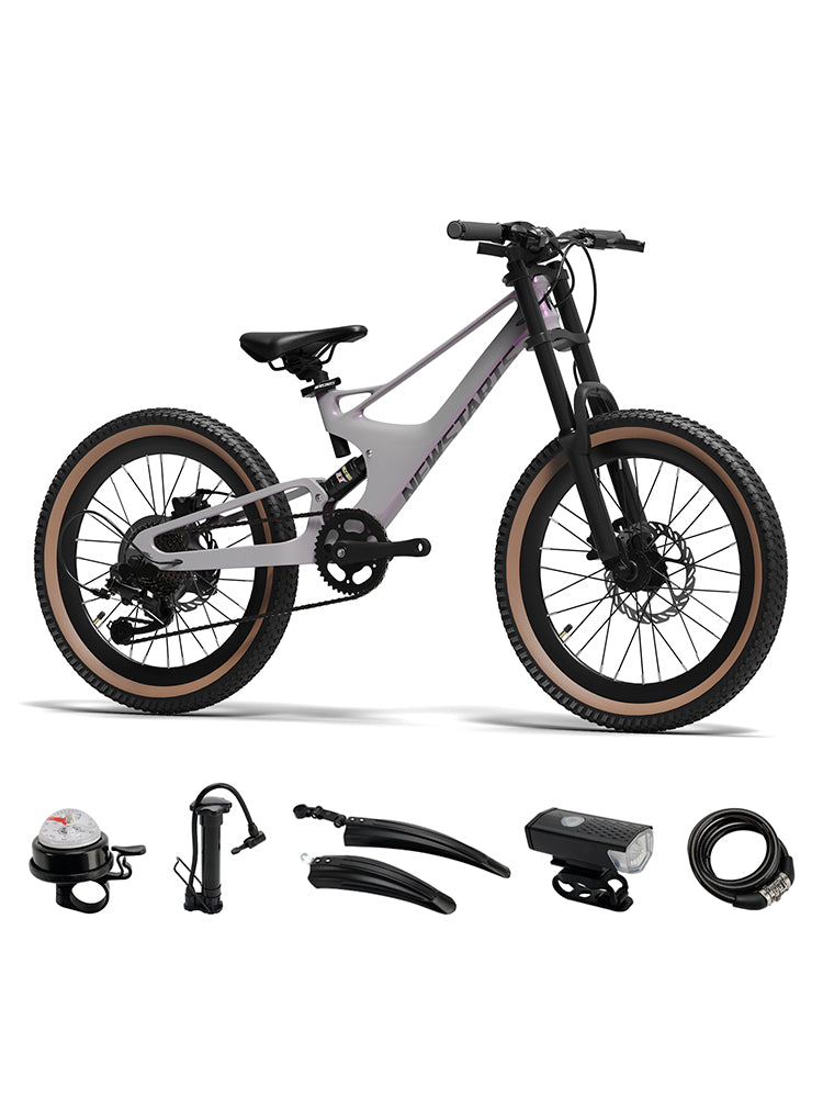 22 inches Magnesium alloy soft tail bicycle student mountain bike 7 speed