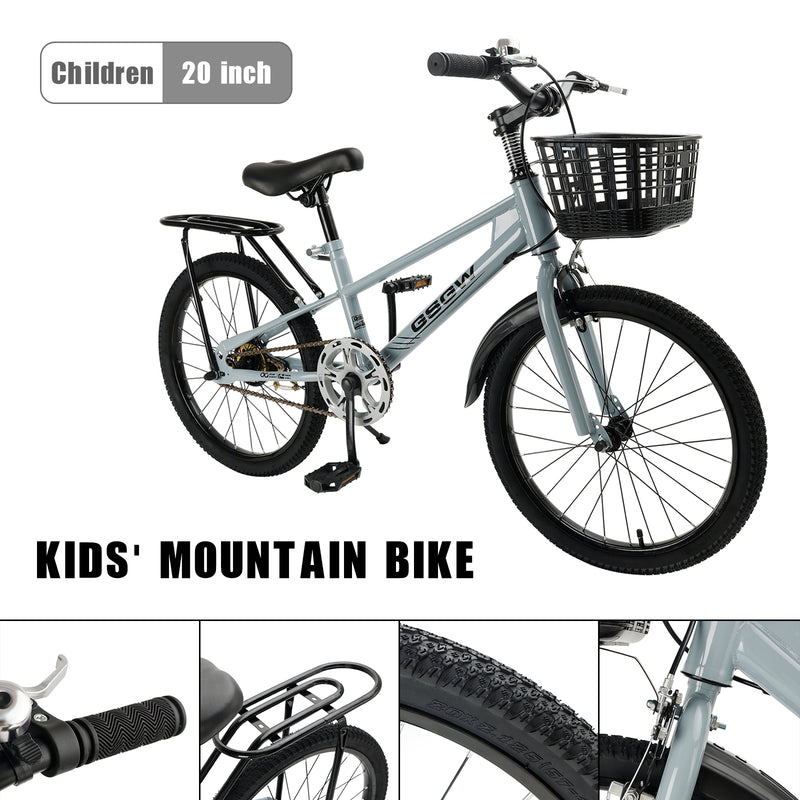 20 inches Teenager Children's Bicycle Kid's Bike Boys and Girls with Basket