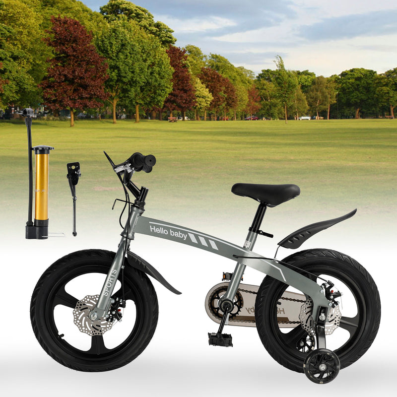 16 inches double disc brakes kid's bike children bicycle with LED headlight