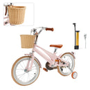 16 inches Kid's Bike Child Bicycle for Ages 7-9 Years Boys and Girls with Basket