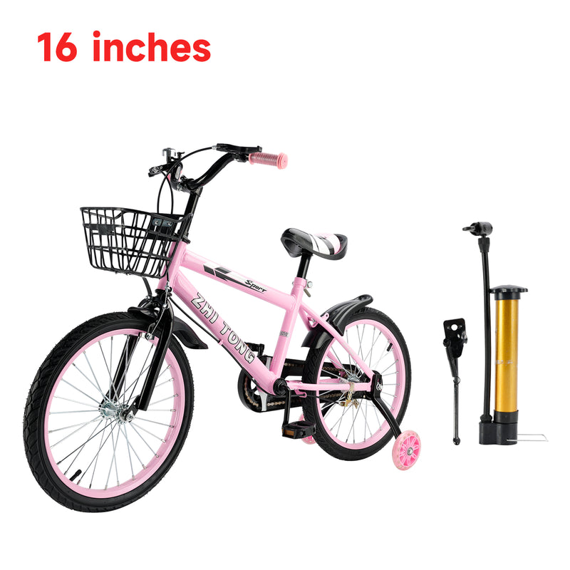 14/16/18 inches Kid's Bike Child Bicycle Boys and Girls with Bottle Cage Holder