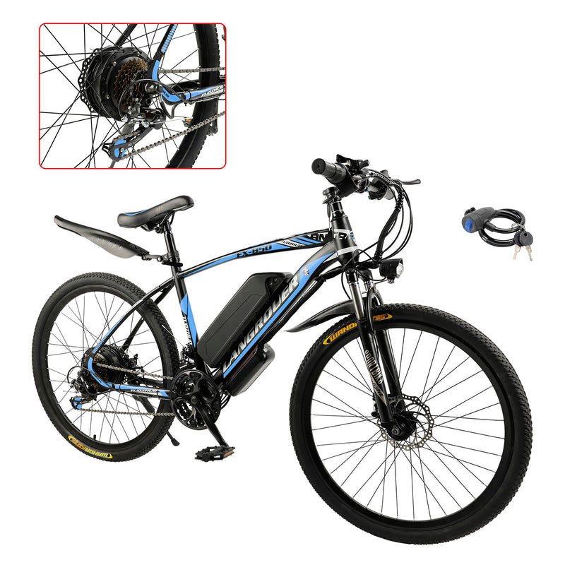 48V 10AH 500W 21 speed 26 inches electric mountain bike MTB Bicycle E-bike