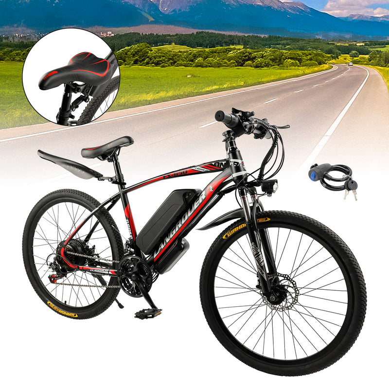 48V 10AH 500W 21 speed 26 inches electric mountain bike MTB Bicycle E-bike