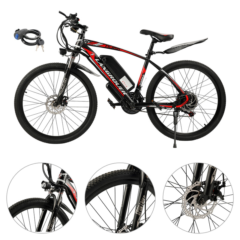 48V 10AH 500W 21 speed 26 inches electric mountain bike MTB Bicycle E-bike