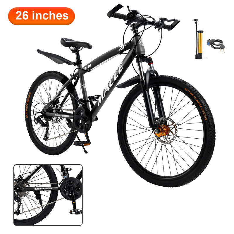 27 speed double disc brake Suspension Fork mountain bike MTB for adults