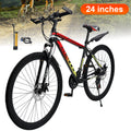 Spoke Wheel 24 Speed Mountain Bicycle Adult Bike MTB w/ fender