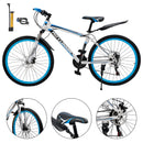 Unisex 26" Spoke Wheel 24 Speed Mountain Bike MTB with Disc Brake