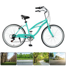 Urban Lady Girl's Bicycle Women's Beach Cruiser Bike 26 Inches 7 Speed