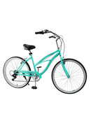 Urban Lady Girl's Bicycle Women's Beach Cruiser Bike 26 Inches 7 Speed