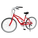 Urban Lady Girl's Bicycle Women's Beach Cruiser Bike 26 Inches 7 Speed
