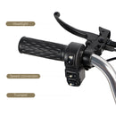 400W 48V 12A Elder Electric folding trike 3 wheel e-bike with Rear Seat Cream