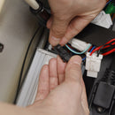 400W 48V 12A Elder Electric folding trike 3 wheel e-bike with Rear Seat Cream