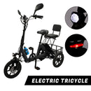 Three Wheel Electric Tricycle for Adults 3 Wheel Motorized Folding E-Bike