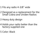 Replacement Quick Release Mounting Bracket For Cobra/Uniden Radios 4-3/8 Wide Generic