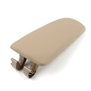 PU Leather Center Console Armrest Cover Lid For Audi A4 B6 B7 2002-2008 Khaki Generic