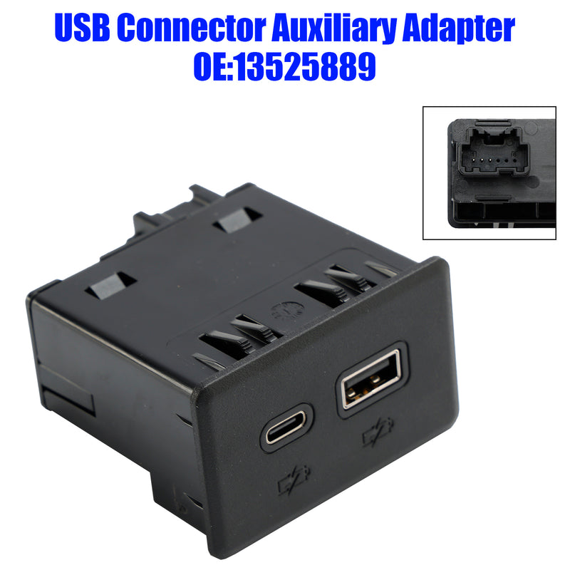 USB Connector Auxiliary Adapter 13525889 for Silverado Sierra 1500 2500 3500