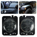 2x Front Fender Parking Side Marker LED Turn Light For Wrangler JK 2007-15 Generic