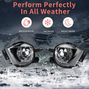 Pair Front Fog Light Without Bulbs For BMW E90 3-Serise 2006-2008 6948373