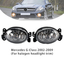 Pair Front  Fog Light Lamps With Bulbs For Mercedes Benz W204 W211 W164 C219