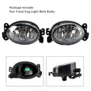 Pair Front  Fog Light Lamps With Bulbs For Mercedes Benz W204 W211 W164 C219