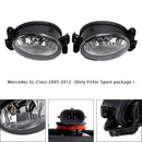 Pair Front  Fog Light Lamps With Bulbs For Mercedes Benz W204 W211 W164 C219
