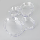 Left +Right Headlight Lens Plastic Cover Shell For Mercedes E Class W210 98-2002